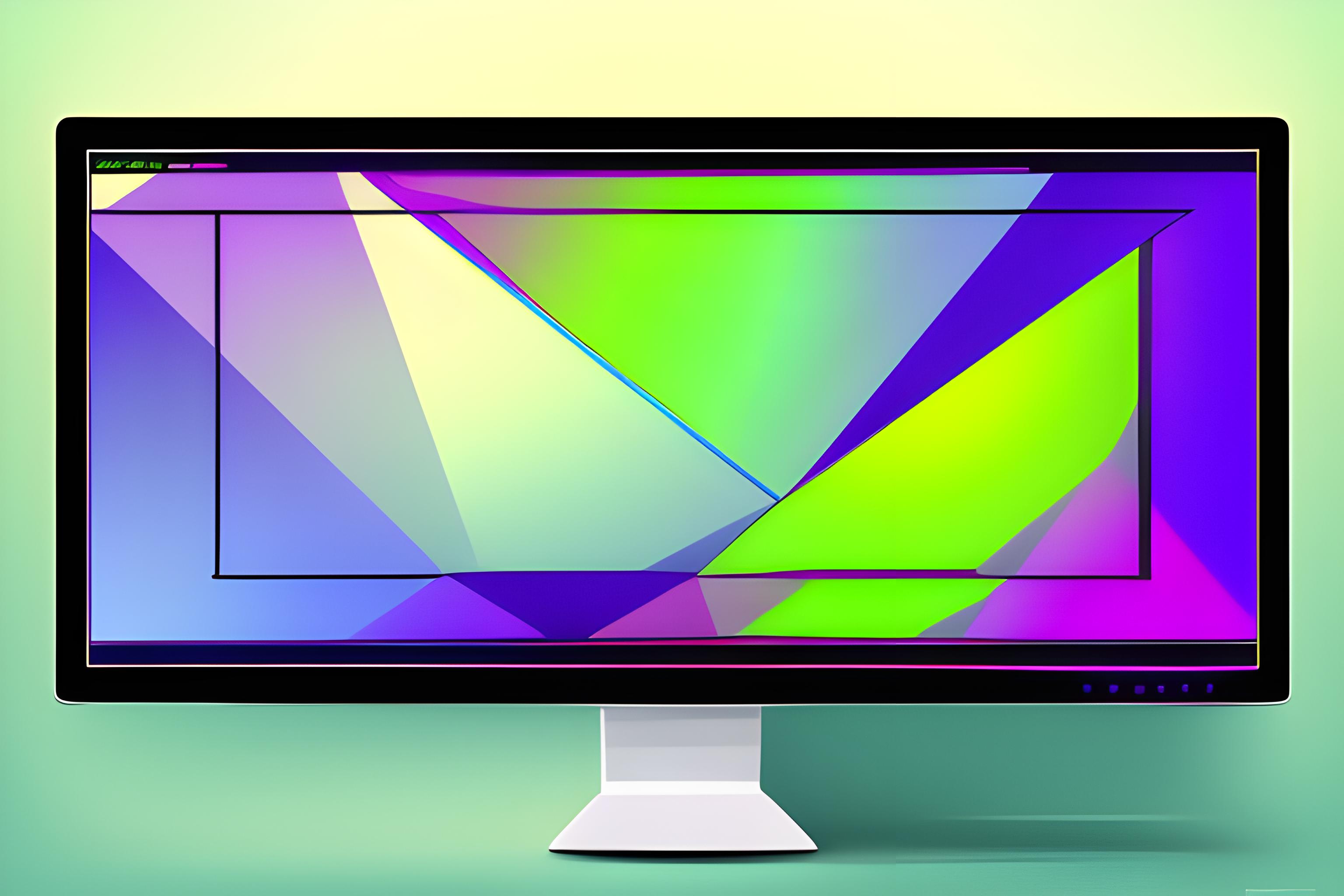 monitor gradient background